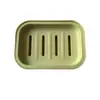 Caja de Jabón de Doble Capa Portátil para el Hogar Suministros para Baño Estudiante Dormitorio Drenaje Caja de Jabón Portátil Sin Taladrar