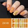 ZA - Adhesivo para uñas blanco sin hornear, totalmente impermeable, parche para decoración de uñas, sensación avanzada, simple, pegamento para esmalte de uñas al por mayor