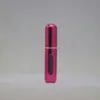 Botella dispensadora de perfume de 8 ml con relleno inferior tipo spray de presión Botella dispensadora de muestras de cosméticos portátil para viajes