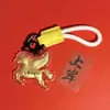 Shuibeijin Oro Puro 999 Serie Pegaso Princesa Por Favor Hazte Rico Inmediatamente Colgante Llavero Teléfono Móvil Venta al por Mayor