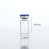 Frasco de vidro transparente com tampa de baioneta de 22 mm, frasco reagente, embalagem de amostra para pó e comprimidos, frasco de controle, frascos de vidro para atacado