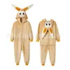 Pijama One-Piece de Desenho Animado Animal para Crianças e Adultos Roupas Fofas de Performance para Halloween Transfronteiriço Nezha Cos Flanela