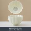 Taza de té de porcelana blanca jade grasa de oveja, taza de té de pétalos, taza maestra, taza individual, juego de té de cerámica para mujer, traje, taza de té para estufa
