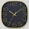 Reloj de Pared Cuadrado Moderno Creativo de 12 Pulgadas (30 CM) Cuatro Caras Sala de Estar Reloj de Cuarzo para Dormitorio Pared Silencioso