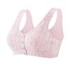 Sujetador de Talla Grande para Mediana Edad y Adultas Mayores, Cómodo Estilo Chaleco con Hebilla Frontal, Ropa Interior Ampliada, Forro de Algodón Transpirable, Sujetador para Madre