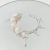Pulseira de Vidro com Flor e Borboleta, Novo Estilo Chinês, Pulseira Super Delicada, Meia Pulseira Rígida, Presente Atacado para Melhores Amigas