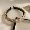 Diadema Retorcida de Pedrería Estilo Lujo Retro, Diadema de Satín de Alta Gama Resistente, Accesorios para el Cabello Exteriores para Mujeres para Lavarse la Cara