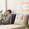 Almofada de Cabeceira de Alta Qualidade Encosto de Cama Tatame Quarto Sala de Estar Almofada de Sofá Encosto Saco Grande Macio Almofada Dupla