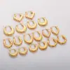 Pendientes Populares Europeos y Americanos de Acero Inoxidable para Mujer, Lujo Accesible Pendientes Elegantes Retro Transfronterizos U Joyería de Acero de Titanio de Gama Alta
