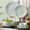 Celadón de Color Bajo Esmalte Estilo Chino 2026 Nuevo Set de Cuenco y Plato de Cerámica de Alto Valor, Set de Vajilla para Cuenco de Arroz, Set de Cuencos y Platos