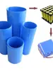 Película retráctil al calor azul de PVC tubo retráctil al calor película para empaque de baterías diafragma de batería película de plástico molde cilíndrico película retráctil