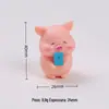 Boneca leitãozinha desenho animado criativo feito à mão DIY peças de acessório cola de creme resina pequenos materiais de acessório atacado
