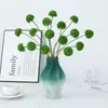 Flor Falsa de Flor de Diente de León de Bola de Cebolla de 4 Cabezas de Goma Suave Simulada Planta Verde Adornos de Decoración para el Hogar y la Boda Productos Terminados de Alta Gama Venta al por Mayor
