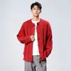 Cardigan de Punto Trenzado Estilo Old Money Otoño Invierno 2026 para Hombre, Simple, Casual, Perezoso, Moda, Ropa de Punto Exterior