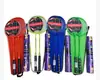 Raquetas de Bádminton Hechas de Aleación de Hierro, Juego de 2, para Entrenamiento de Estudiantes y Entretenimiento Familiar, Raquetas de Bádminton Tipo Dividido