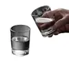 Copo Transparente Espesso Premium 0,15kg Vidro para Bebidas Chinesas Taça de Vinho Pequena Criativa para Uso Doméstico com Fundo Espesso
