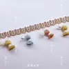 Encaje para Cortinas, Borlas de Colores, Cuentas de Madera, Encaje de Cinta, Decoración Hecha a Mano para Habitación Infantil, Accesorios para Ropa