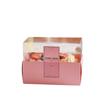 Caja de embalaje para macarrones, caja para pastel, rollo de rollo suizo, rollo de toalla, caja Western Point, caja transparente para pastel, caja para embalaje de postres