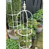 Soporte de Flores de Hierro Forjado para Plantas Trepadoras, Estante de Jardinería para Balcón al Aire Libre, Estructura Trepadora para Plantas, Columna de Flores para Uso en Exteriores