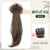 Nova peruca de rabo de cavalo estilo chinês para mulheres, grampo de garra de simulação, cabelo cacheado onda d'água, acessórios de cabelo trança longa cheongsam, peruca trança estilo nacional