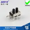 TS-D020 soporte doble n.º. 1 interruptor táctil directo de fábrica de un botón de Wenzhou, pie de cobre horizontal de doble botón