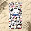 Toalla de Playa Sanrio Patrón de Dibujos Animados para Niños Gato Kitty Estampado Toalla de Baño Microfibra Secado Rápido para la Playa Toalla de Natación