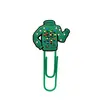 Serie navideña clips de papel decorativos de PVC material de oficina clips de marcapáginas lindos clips de papel creativos para DIY