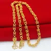 Grifo color oro arena patrón de tela túnica de dragón collar grande popular Vietnam joyería de oro arena collar dominante para hombre chapado en cobre y oro venta al por mayor