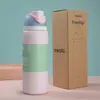 Nueva Taza Térmica Owala de Acero Inoxidable 304 Portátil de Gran Capacidad Taza para Frutas 32 oz Taza de Agua Deportiva Taza con Popote
