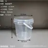 Barril de Plástico de Grado Alimenticio Bolso con Tapa PP Cuadrado Engrosado Transparente Almacenamiento Juguete Alimento Empaque de Plástico Barril
