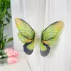 Bofiya Super Hada Clip Realista de Mariposa Pasador Elegante Pinza de Tiburón para Moño Accesorio de Cabello de Alta Gama Tocado