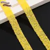 Fita Adesiva de Derretimento a Quente Dupla Face, Tiras de Strass de Resina com Lantejoulas Redondas Coloridas, Tiras de Strass 1,5 cm de Largura
