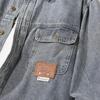 Camisa de mezclilla para hombre nueva de primavera 2024, camisa holgada de moda de estilo completamente nuevo, camisa guapa de manga larga, chaqueta americana, abrigo para primavera y otoño
