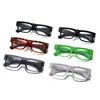 Gafas Protectoras Antiluz Azul con Montura Negra Retro 2026 para Hombres y Mujeres, Gafas Lisas de Gama Alta con un Diseño de Moda y Tendencia