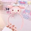 Bonita muñeca tridimensional de peluche coolomi Yugui, diadema con melodía de perro, banda para el cabello, tocado de corazón para niña y mujer, banda para el cabello