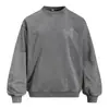 Sudadera con capucha de cuello redondo con estampado de pentagrama para hombre, primavera y otoño, holgada, estilo callejero Ins, mate, vintage, ropa deportiva