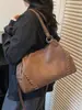 Bolso de Axila para Chica Popular de Diseño de Nicho 2025 Nuevo Bolso Tote Retro de Moda Versátil Estilo Coreano Bolso de Mano Bolso de Hombro para Mujer