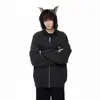 Sudadera con capucha y cremallera Doberman American Cardigan para Hombre y Mujer en Otoño e Invierno Nueva Pesada Rígida Marca Americana de Moda Chaqueta de Pareja
