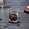 Copo de leite de boca dupla com vidro de borosilicato resistente ao calor, direto da fábrica, com escala, copo pequeno de leite, copo medidor doméstico, xícara de café