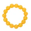 Pulsera de Cera de Abejas Natural Amarilla, Pulsera de Cuentas de Ámbar de Cera de Abejas de Segunda Generación, Pulsera de Círculo Único, Suministro en Vivo y Venta al por Mayor