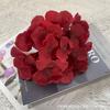 Cabeza de hortensia artificial con 27 flores, decoración de pared para bodas, accesorios de fotografía, corona al por mayor