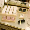 Soporte Creativo de Bambú para Exhibición de Aretes con 12 Ranuras, Bandeja de Exhibición de Joyería, Soporte para Aretes, Venta al por Mayor