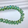 Cuentas de rueda de cristal de 8 mm cuentas no separadas cuentas planas multicorte cuentas para abalorios hechos a mano DIY cuentas sueltas accesorios para pulseras