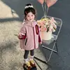 Estilo Coreano Meninas Zíper Colorido 3 em 1 Outono/Inverno 2026 Novo Modelo Moda Infantil Menininha Top Engrossado Tendência