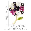 Nuevo Broche de Hortensia Exquisito Estilo Coreano con Pedrería y Goteo de Aceite, Versátil y Elegante, Pin de Joyería de Corsage de Alta Gama para Dama