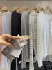 2026 Mezcla de Modal Lenzing, Lana de Oveja y Seda Cardigan Ligero y Transpirable de Punto Fino para Primavera-Verano Camiseta para Mujer