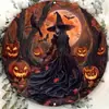 Hoja de hierro redonda vintage europea y americana, aluminio, animal, Halloween, señal de la paz, letrero de decoración de pared de patio, suministro transfronterizo