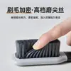 Cepillo para Zapatos para Uso en Casa, Cepillo para Zapatos Multifuncional de Cerdas Suaves Que No Daña los Zapatos, Herramienta de Limpieza con Mango Largo