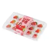 Caja de Embalaje Desechable para Fresas Caja de Embalaje de Plástico Transparente para Frutas 15 Piezas 20 Piezas 24 Piezas 28 Piezas Fresa