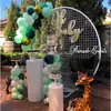 Accesorios de Boda Pantalla Redonda de Rejilla de Hierro Diseño de Fondo de Boda Decoración de Arco de Fiesta de Globos de Cumpleaños Adornos